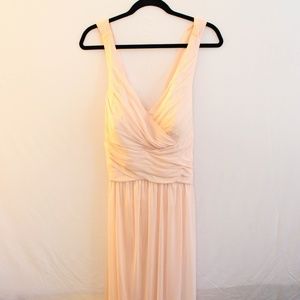 Peach Floor Length Dress